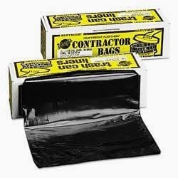 Box Of 100 HD Contractor Black Bags