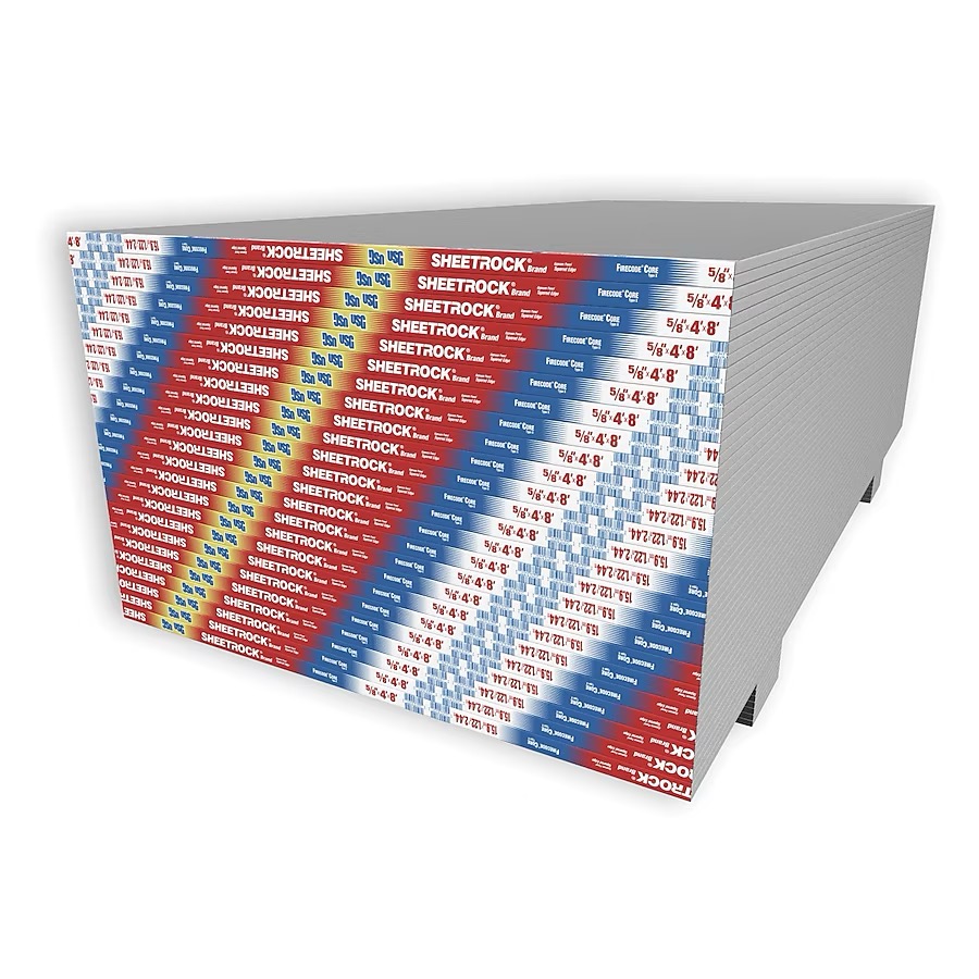 5/8" 4.Ft X 6.Ft Firecode Drywall