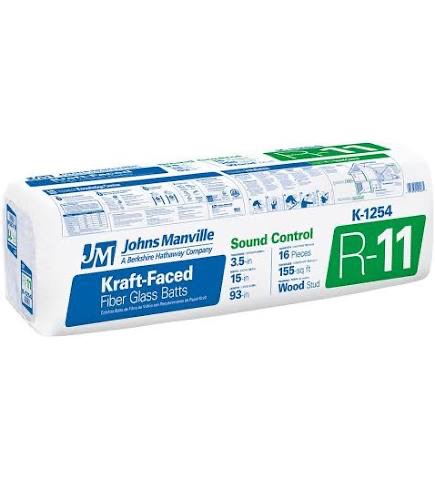KNAUF-R-11 KRAFT INSULATION 15” X 170.67  SF BATT