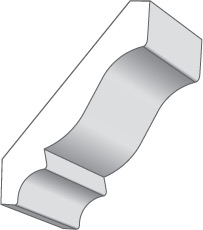 9/16" X 3-1/2 CROWN MOLDING 16' FT.  # L8009