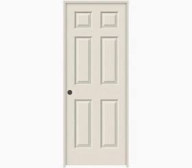 1-3/8 6 PANEL COLONIST HOLLOW CORE PRIMED DOOR