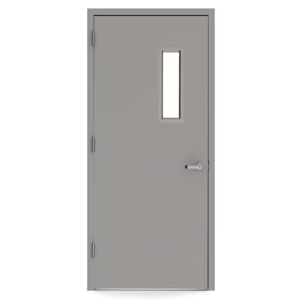 FIRE STEEL 5'X 20' VISION GLASS DOOR
